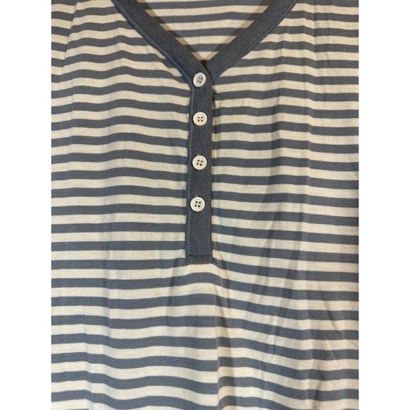 2 Pc Set Sleepyheads SZ M Gray and White Striped Pajamas Set LS Sleep D44 - Picture 4 of 4